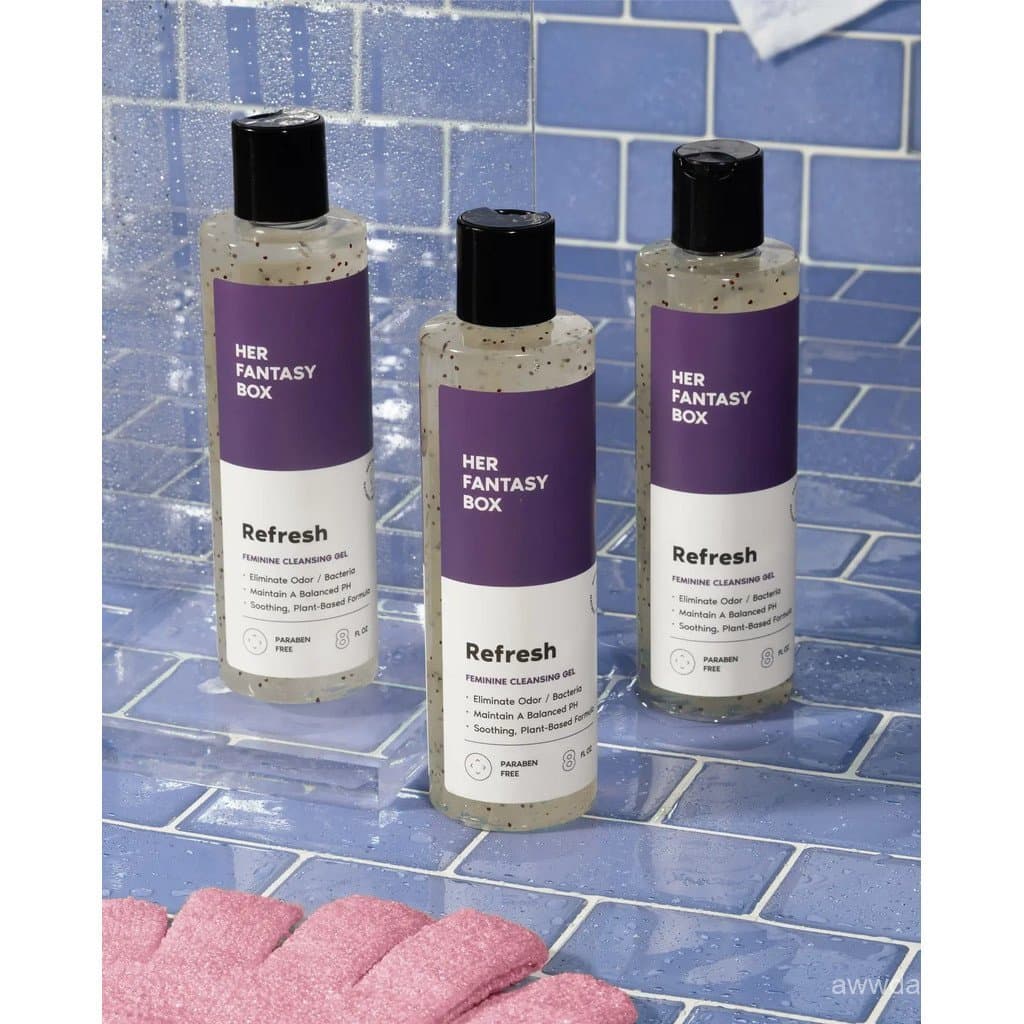 Gel de com Equilíbrio de pH à Base de Plantas Her Fantasy Box - Pacote com 3 Unidades H4KR