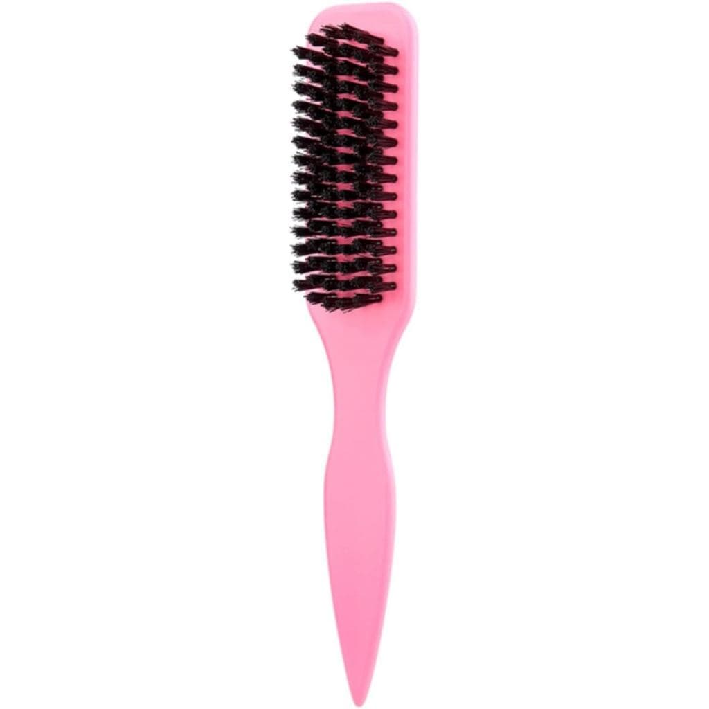 Escova de Cabelo para Homens, Escova de Barba 2 em 1 com Cerdas de Javali para Estilização, Alisamento e Desembaraçament