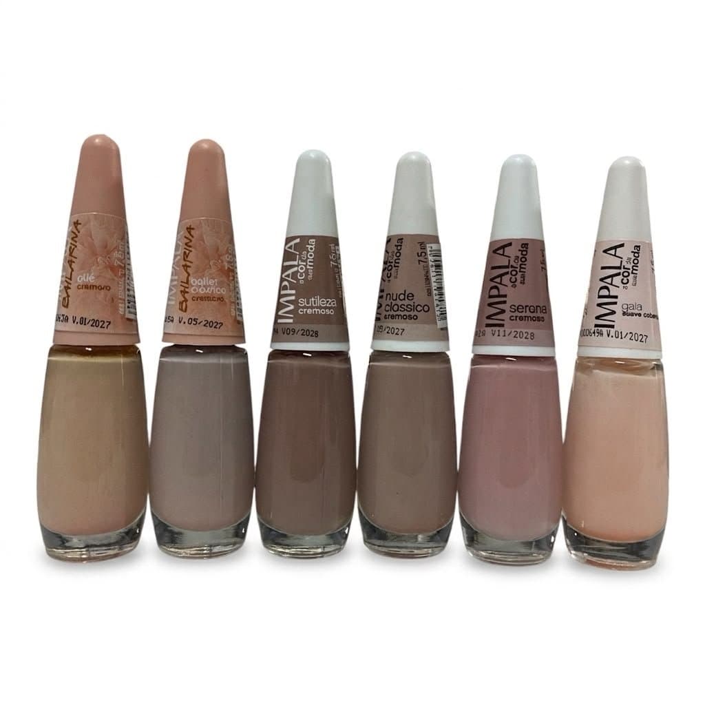 Kit Esmaltes Impala A Cor da Sua Moda Nudes