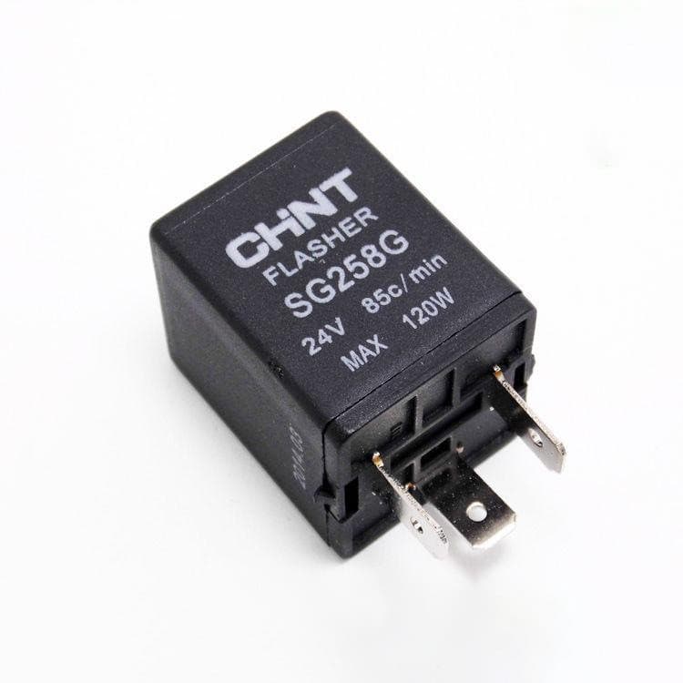 Pisca eletrônico carro caminhão sinal de volta motocicleta relé inteligente tripé 3 Plug 12V 24V