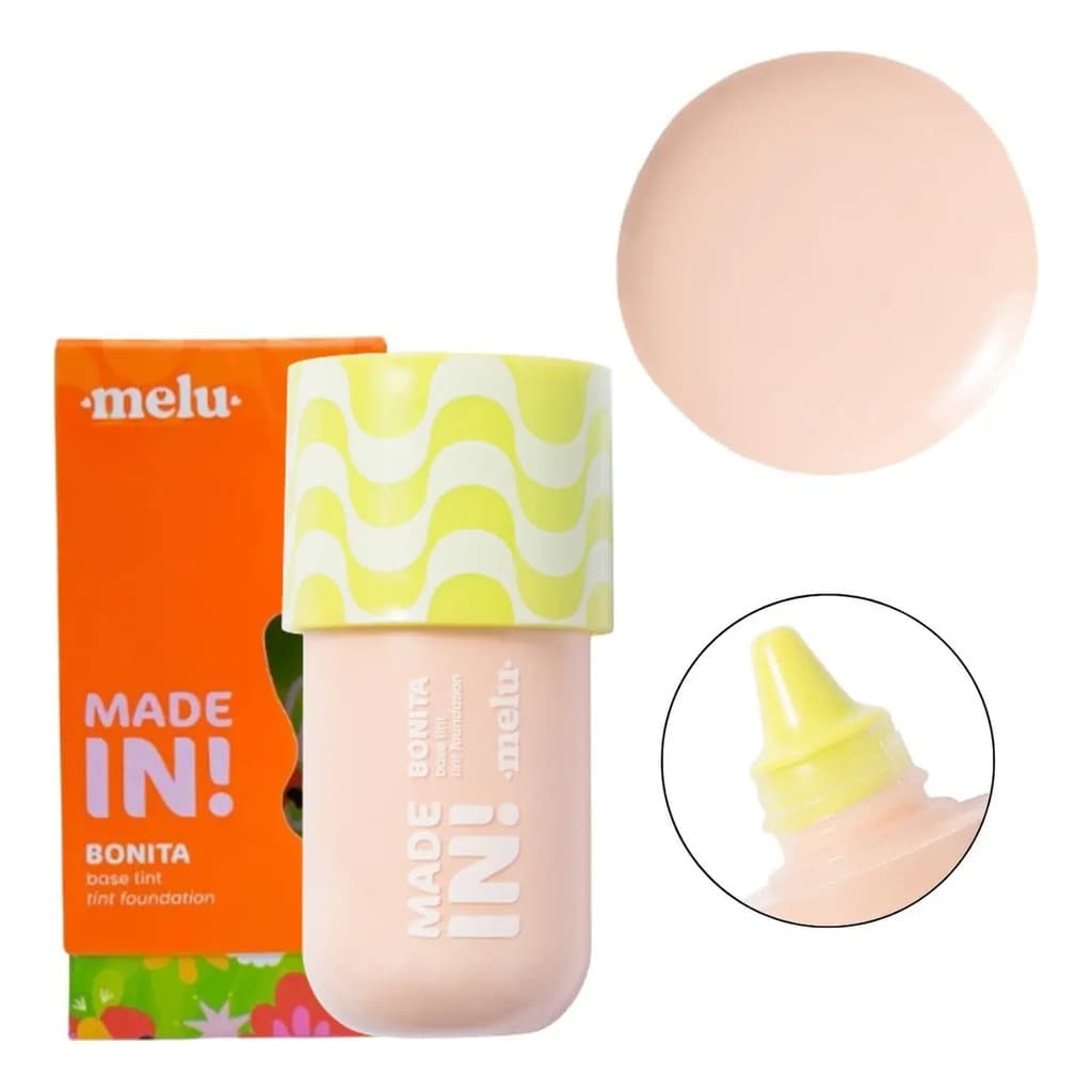 Base Tint Acabamento Matte Natural Bonita Made In Melu Tom 10