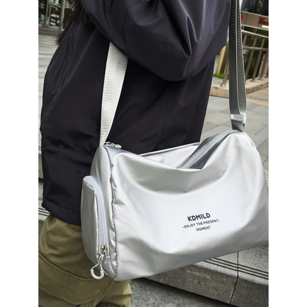 À prova dwaterproof água resistente à sujeira laminado saco do mensageiro feminino Casual esportes mochila de viagem de