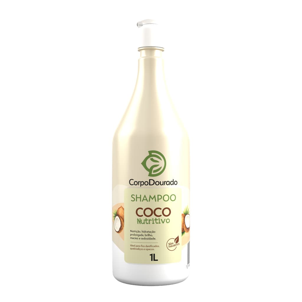 SHAMPOO COM COCO NUTRITIVO PARA CABELOS OPACOS 1L