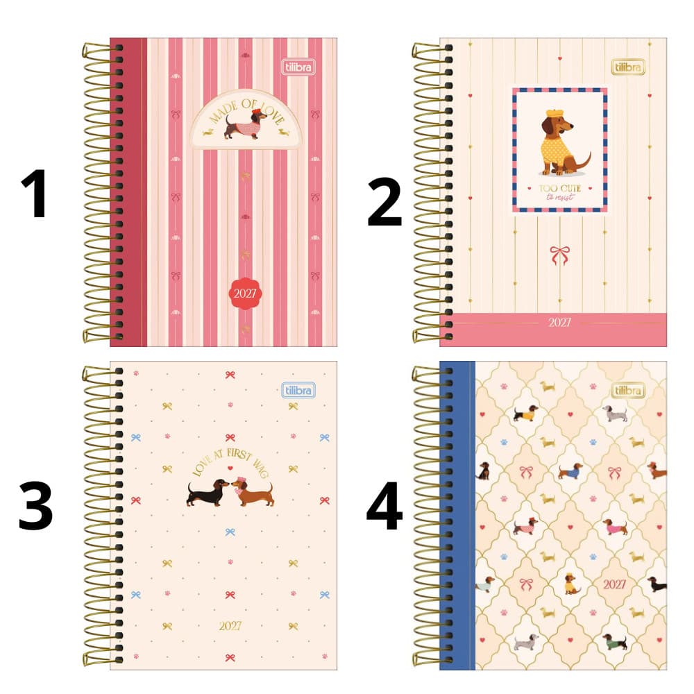 Agenda Espiral Brownie 2027 M3 Tilibra