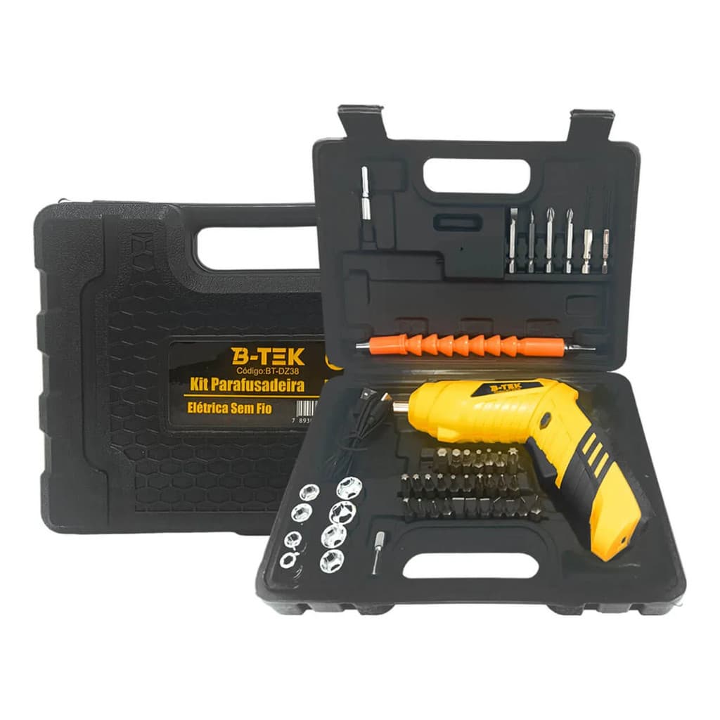 Kit Mini Parafusadeira Elétrica 3,6v