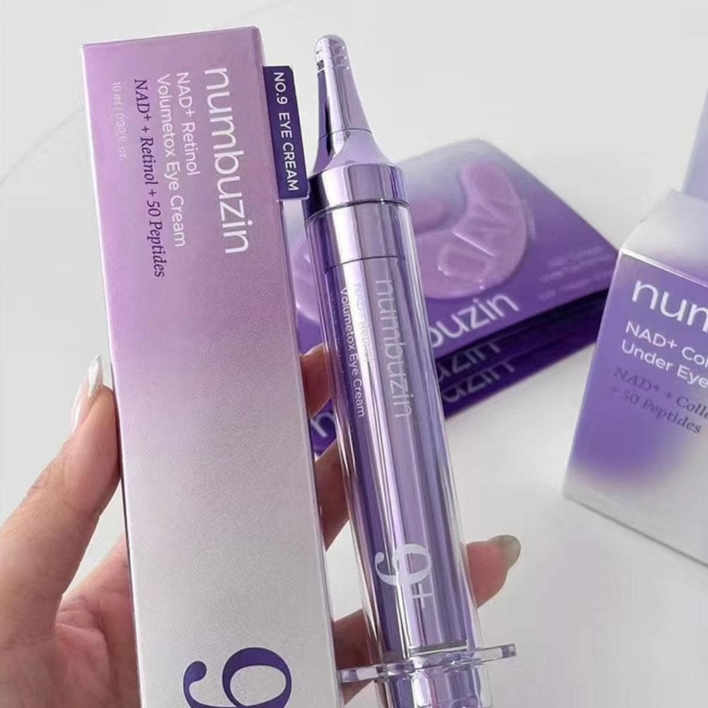 Numudin 9 + NAD + Creme Para Os Olhos Líquido Essência Ultrassônica Firme Hidrata Reduz Linhas Finas Olheiras Hidratação