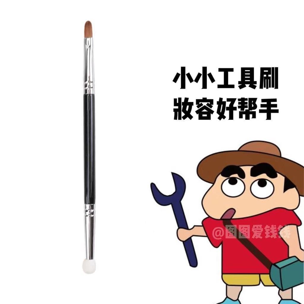 Estoque pronto!Professor Mao mesmo estilo corretivo escova T301 esponja de duas cabeças lágrima sulco iluminando Ultra-d