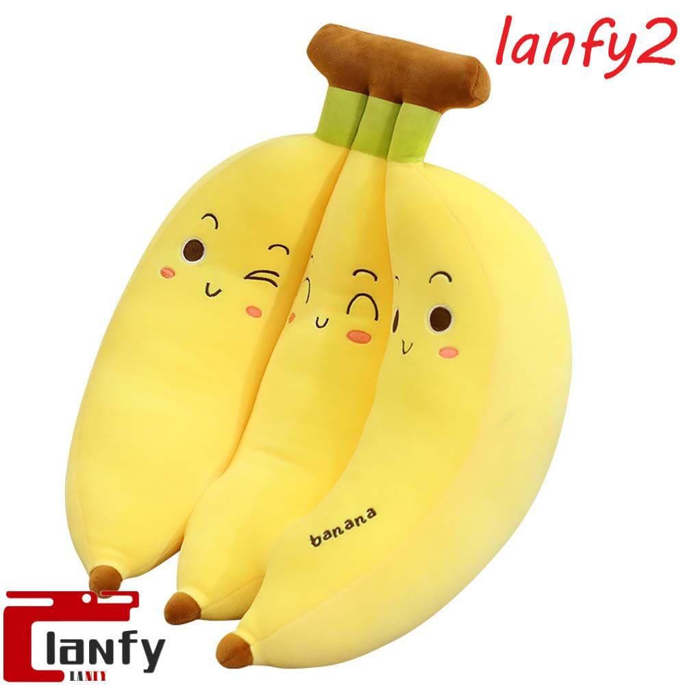 LANFY Banana Brinquedos De Pelúcia Crianças Presentes De Natal Plantas Travesseiro Almofada Decoração Para Casa Boneca