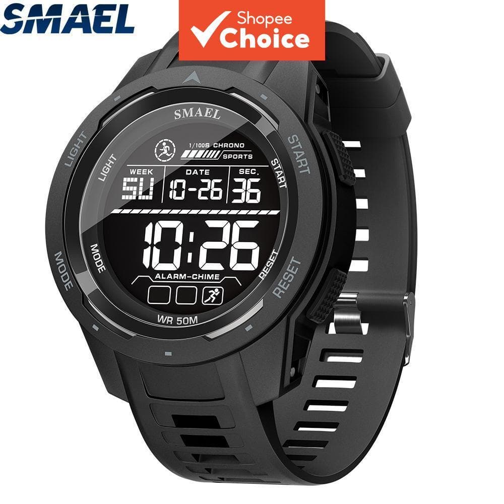 SMAEL 8105 Ana Digi Sport Watch 50M Resistência À Água Display Duplo Unissex