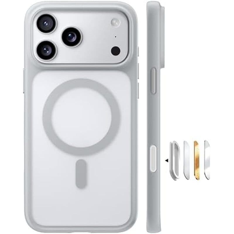 Capa Para iPhone 17 Pro Max , Magnética Mais Forte , Fina , Adequada Mil-Grade , De Telefone Câmera Di , Proteção Ding