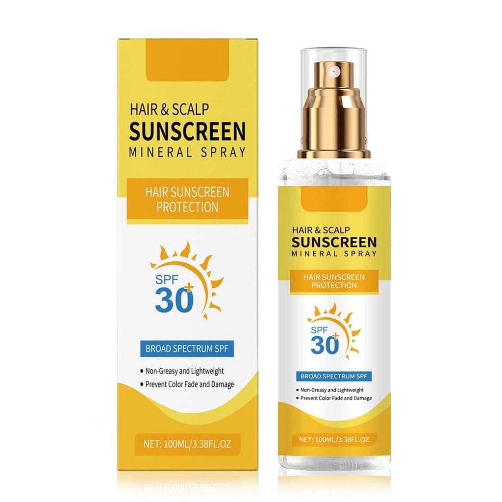 Spray Protetor Solar para Cabelo e Couro Cabeludo FPS 30 |   Bloqueador UV para Cabelos Tingidos/Com Mechas |   Proteção