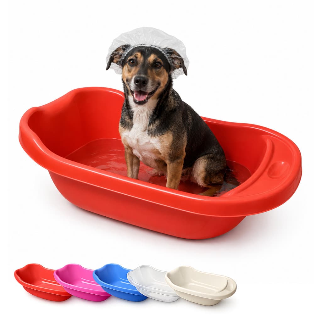 Banheira Para Cães Cachorro 35 Litros Unishop Banho Pet