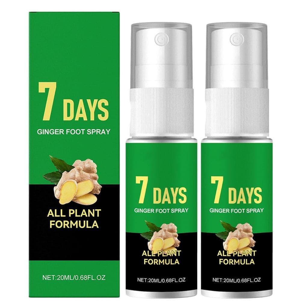Removedor de calosidades nos pés, Spray Esfoliante para os Pés com Gengibre, Solução de Cuidado Esfoliante para os Pés c