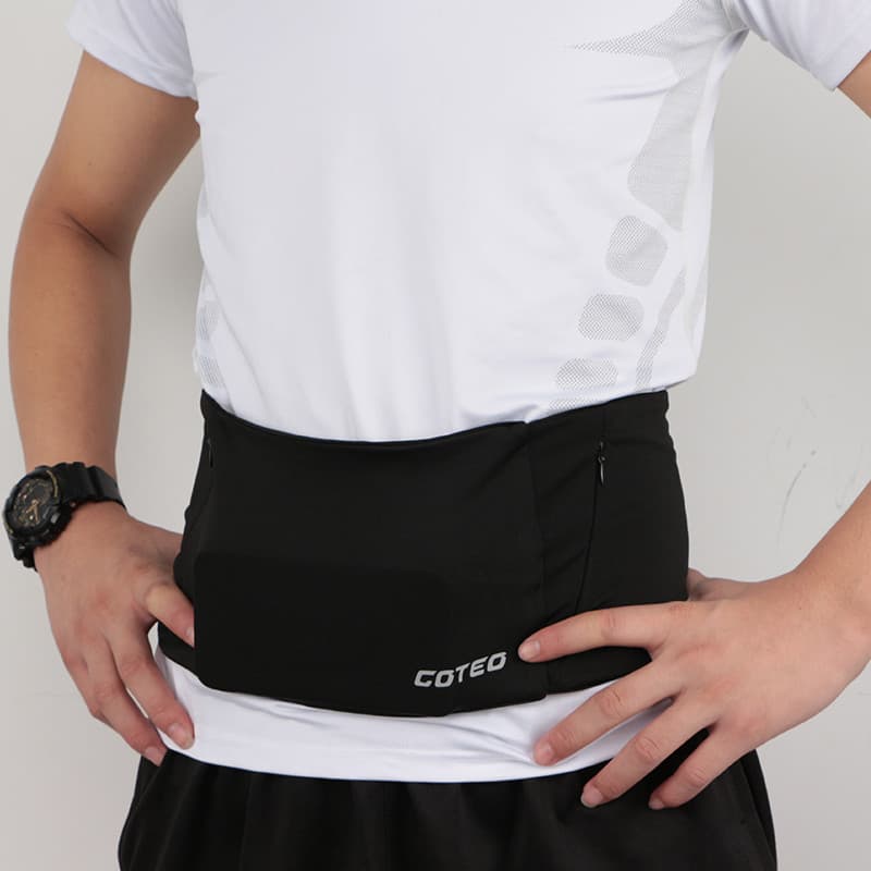 Cinto esportivo saco de cintura do telefone móvel maratona correndo saco de Fitness Ultra-fino Universal elástico multif