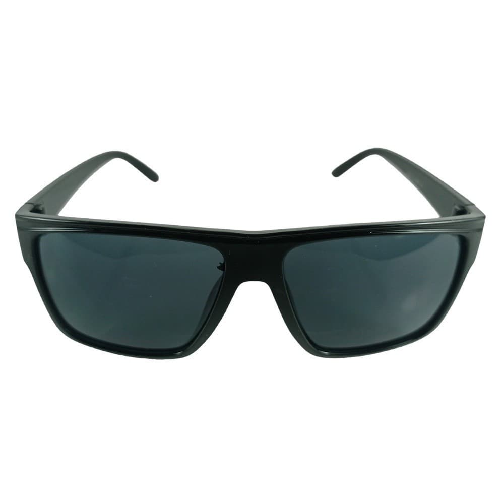 Óculos de Sol Retangular Com Masculino Espelhado Fosca Toque Emborrachado Proteção Uv400 - MD-40