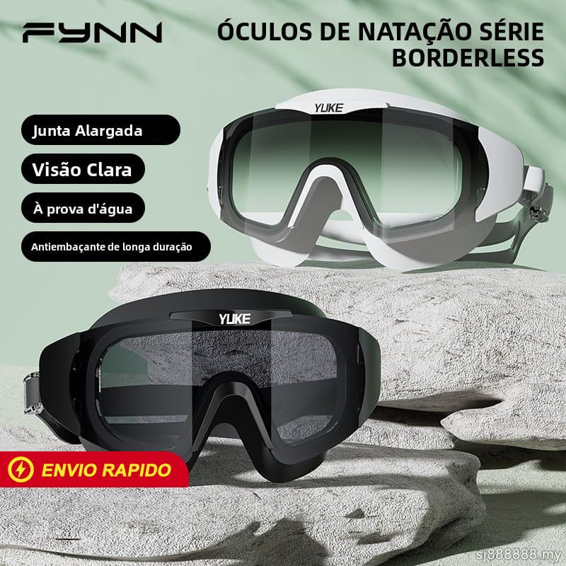 FYNN Óculos Natação Adulto À Prova D'água Antiembaçante HD Proteção UV Unissex Praia Piscina