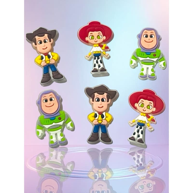 Kit Aplique Emborrachado Toy Story Laços Tiaras Artesanato DIY
