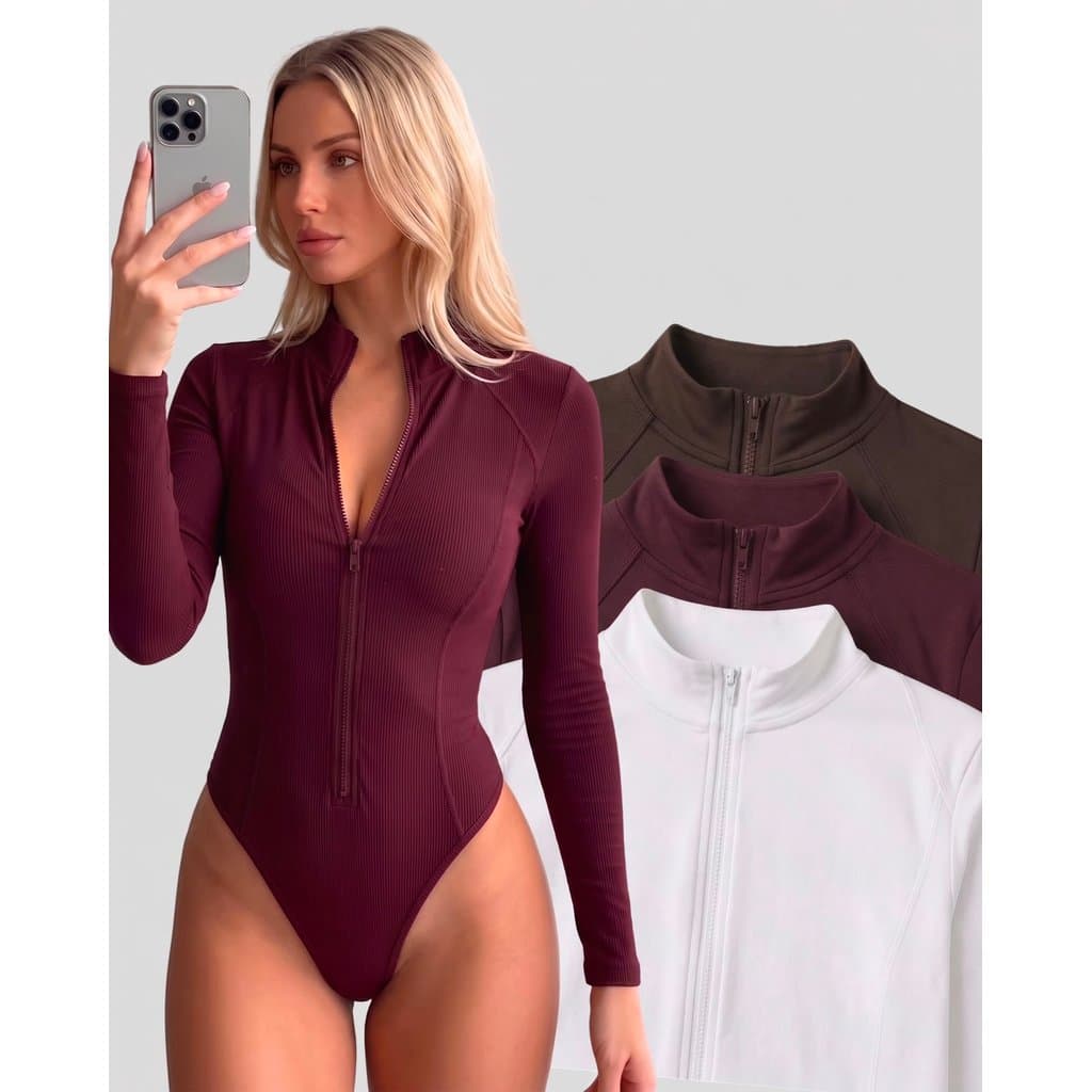Body Blusa Manga Longa Segunda Pele Blusa Gola Alta Plus Size Body Para Inverno