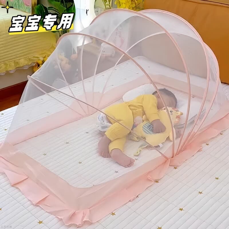 Bebê dedicado pequena mosquiteiro dobrável crianças capa completa Universal cama do bebê recém-nascido infantil cama mos