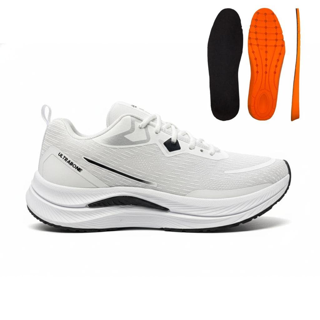 Tênis Feminino Ortopédico Caminhada Academia Corrida Treino + Palmilha em Gel