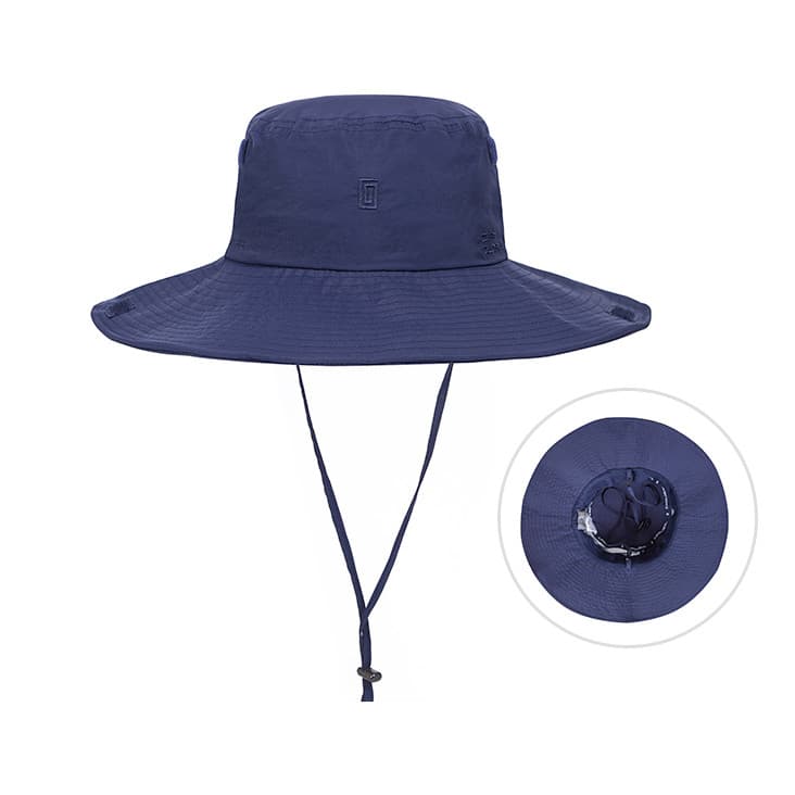 Guan anel novo estilo masculino feminino aba grande chapéu de sol moda All-Match protetor solar Anti-ultravioleta balde