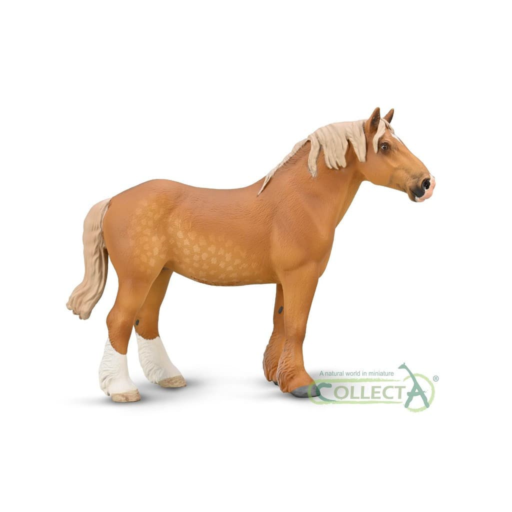 Collecta 80050 Belga Mare Castanha Cavalo Figur 17cm 2026 Novo