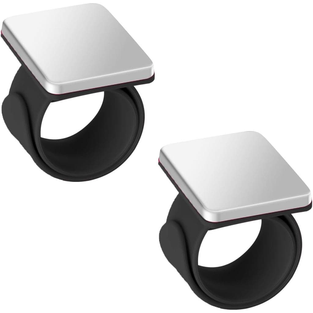 Almofada magnética para agulhas de costura Hilltian, conjunto de 2 peças, para uso no pulso, utilizada para costura e tr