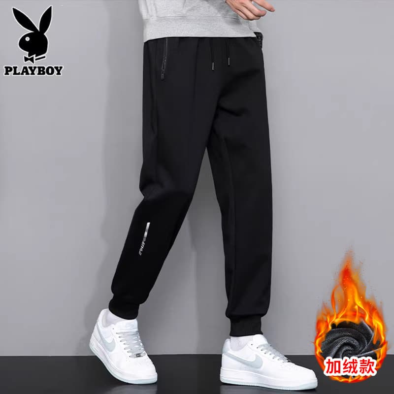 Playboy Sweatpants calças masculinas calças casuais outono inverno calças de lã 2024 novo estilo na moda calças esportiv