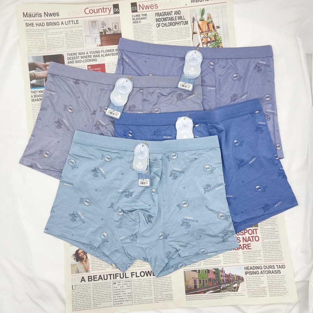 Berooke 766 Modal Natural Confortável Cueca Boxer Masculina Macia Respirável U Convexo Sac Cool Boxer Briefs