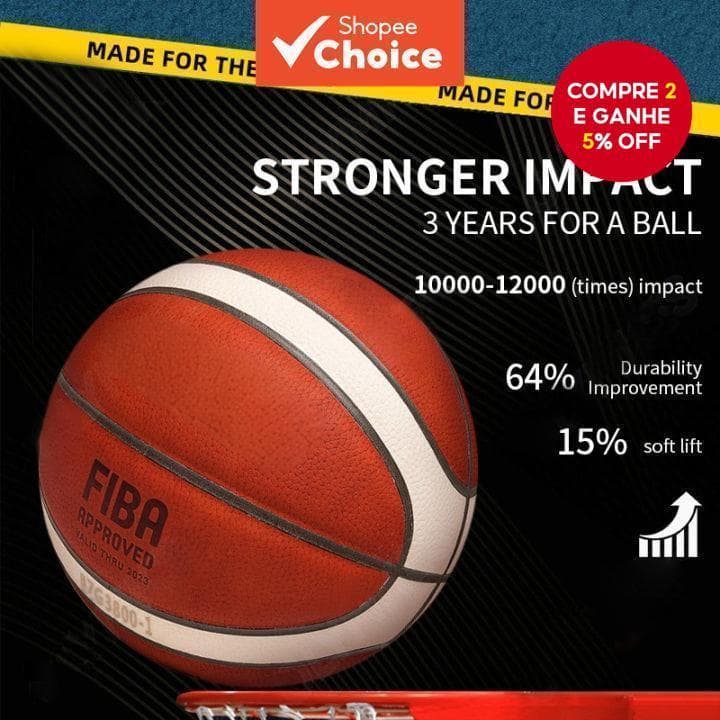 BG3800 Basquete Tamanho 7 , Composto De Couro Para Treinamento E Jogos Internos Externos