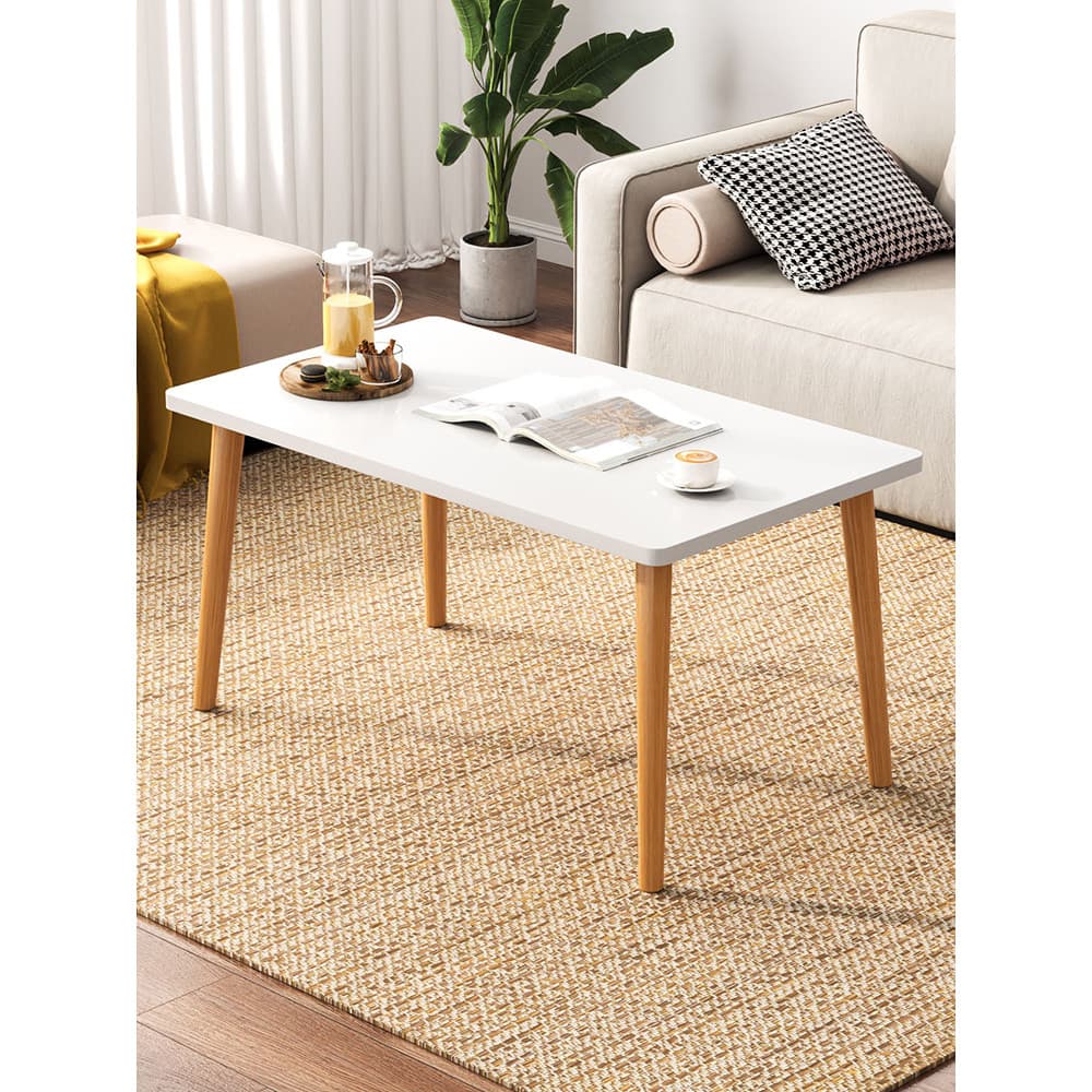 Mesa pequena com janela saliente Mesa de piso de madeira maciça Mesa de centro pequena Mesa baixa para quarto Mesa Kang