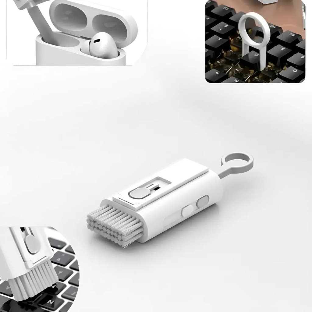 Kit Escova Limpeza 8 em 1 Top Rio Teclado Fone Celular Multi