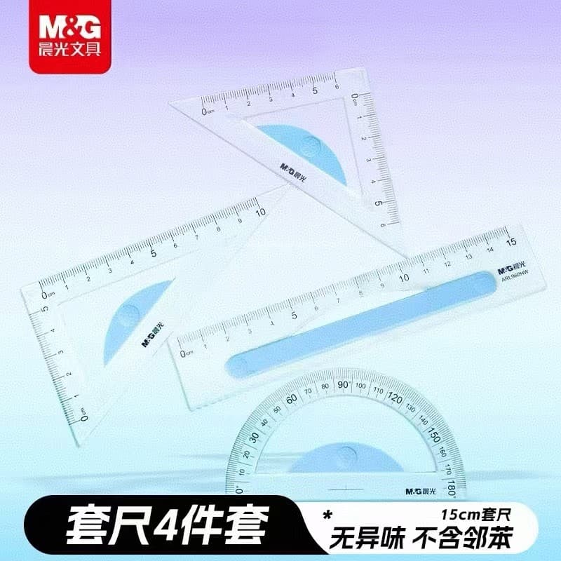Chenguang Régua antiderrapante Régua Triângulo Régua Transferidor Régua dura Régua macia Placa triangular Régua combinad
