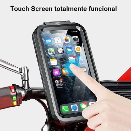Suporte de Celular à Prova d’Água para Moto e Bicicleta Universal