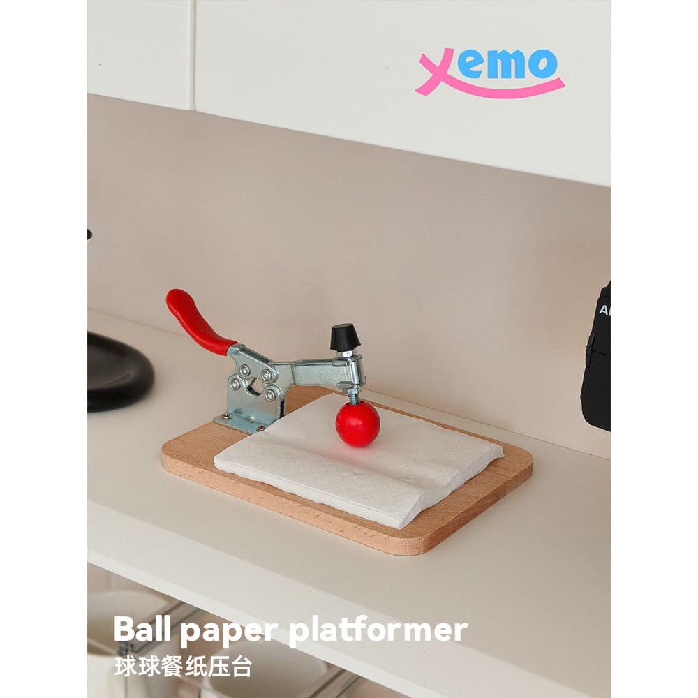 Nordic Memphis guardanapo imprensa mesa criativo noz tecido titular café suporte de papel brinde restaurante imprensa su