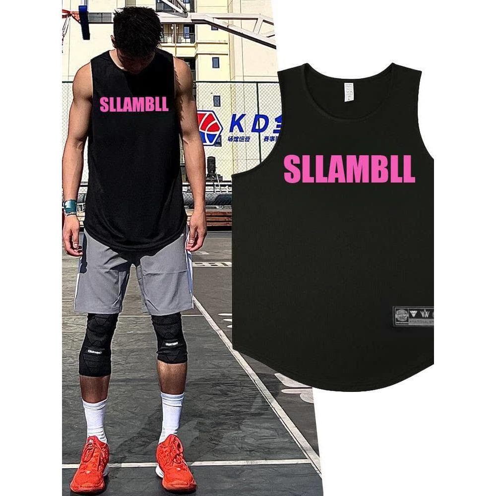 Colete de basquete americano de secagem rápida masculino treinamento de tiro esportes camiseta verão solto em torno do p