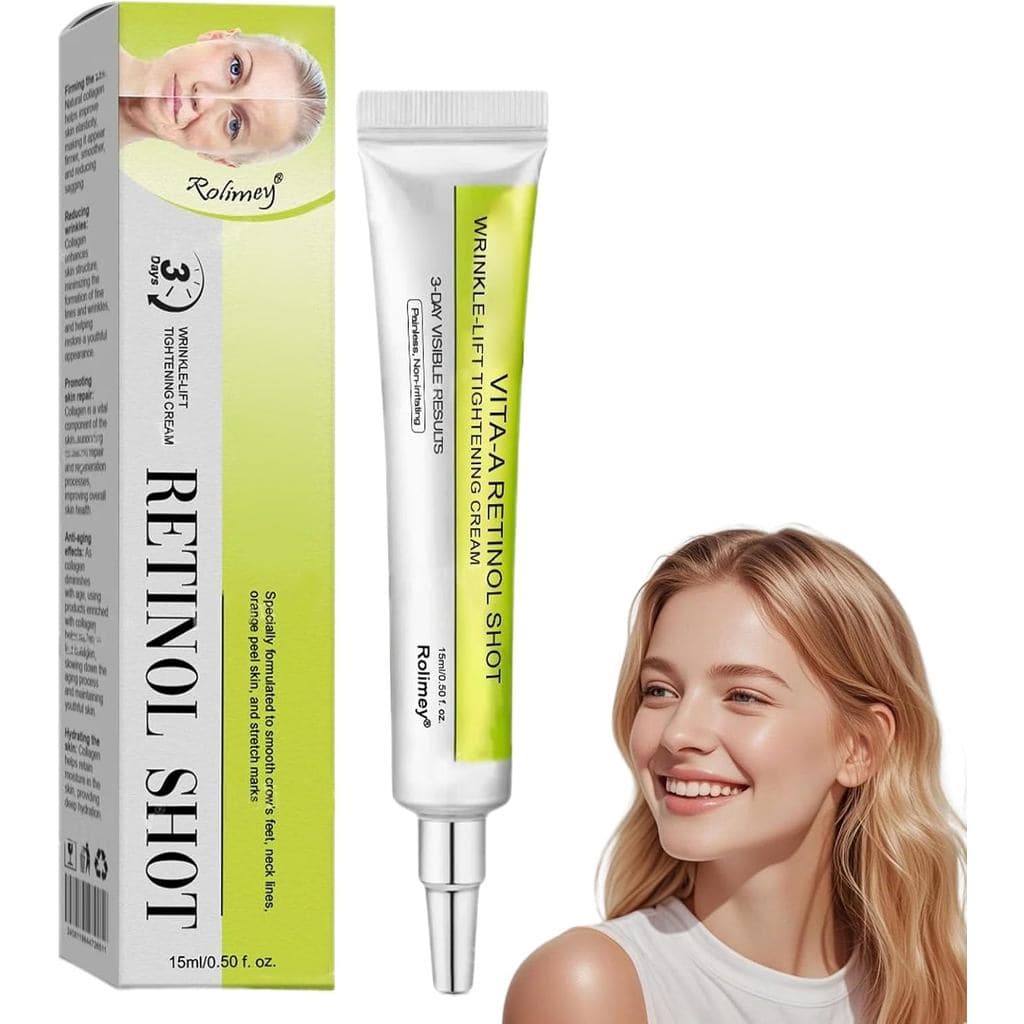 RolimeyVita-ARetinolShot para Lifting e Firmeza de Rugas, VitaARetinalShot para Reforço da Firmeza, Rolimey Anti-Rugas e