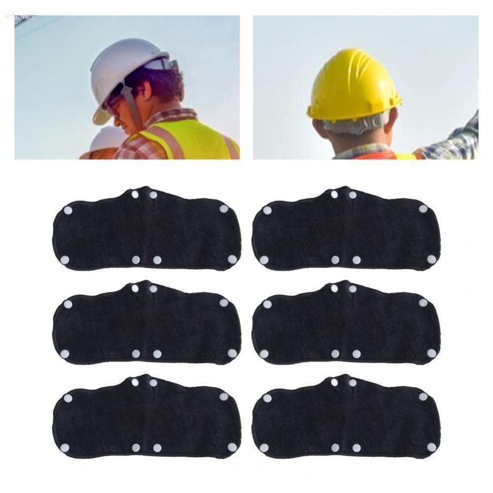 ADAMES 6 Pcs Faixa De Suor Para Capacete , Absorção Macia Chapéu Duro , Almofadas Capacetes Reutilizáveis