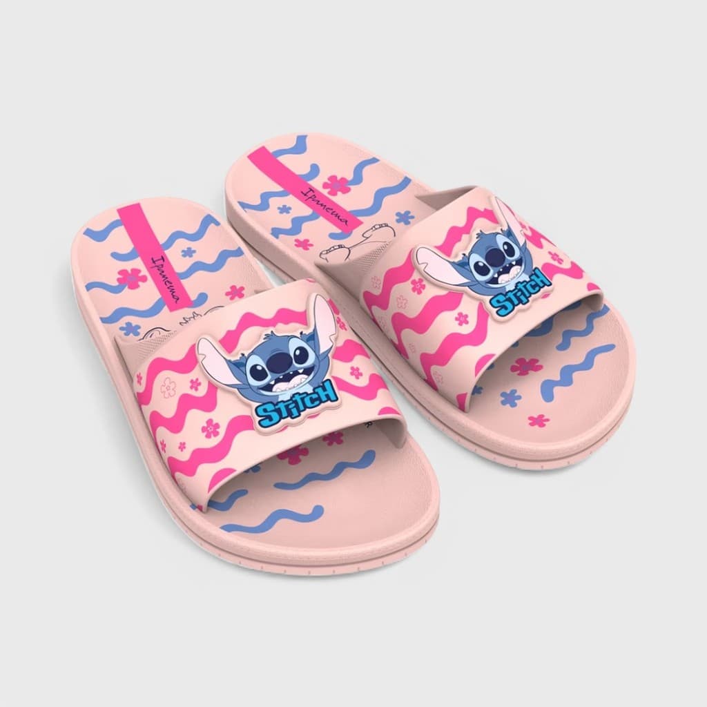 Chinelo Ipanema Disney Stitch Slide Infantil