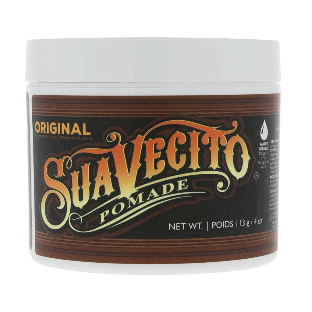 Suavecito Pomada para Homens - Fixação Média, Brilho, à Base de Água, em Pacote, Efeito Cera, Sem Resíduos, Para Pentead