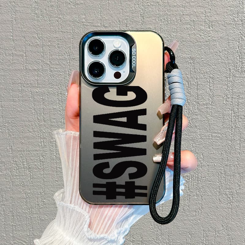 Capinha Cordão Swag para iPhone 11 12 13 14 15 16 17 Pro Max Plus Samsung S25 S24 S23