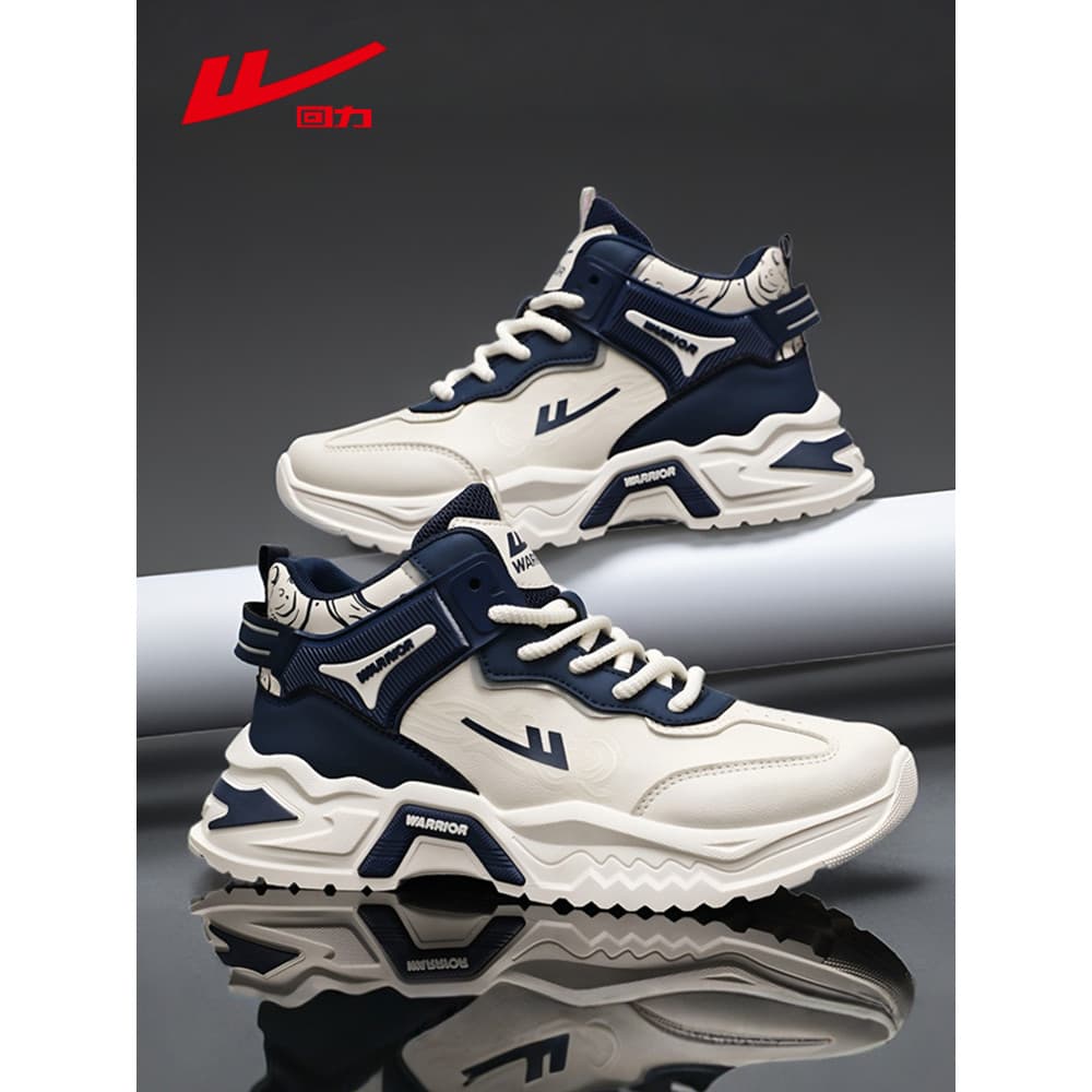 Puxar para trás sapatos masculinos outono inverno papai sapatos 2025 novo estilo inverno meninos couro forro de lã tênis