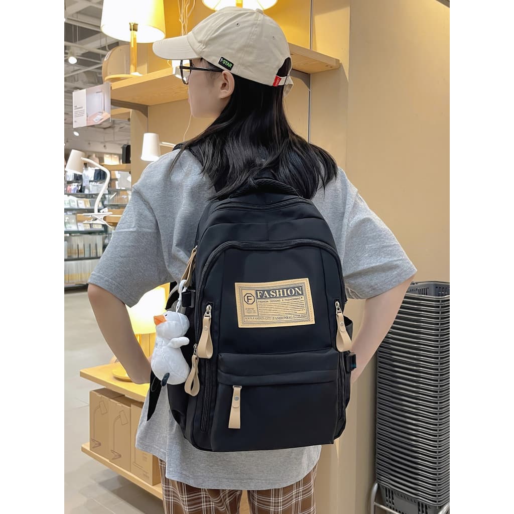 Estilo coreano mochila feminina estudantes universitários nicho Design sentido grande capacidade mochila de alto valor f