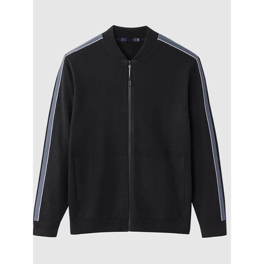 HL35211 série mar Cardigan masculino malhas camisola esportes com decote em V cor sólida simples All-Match confortável C