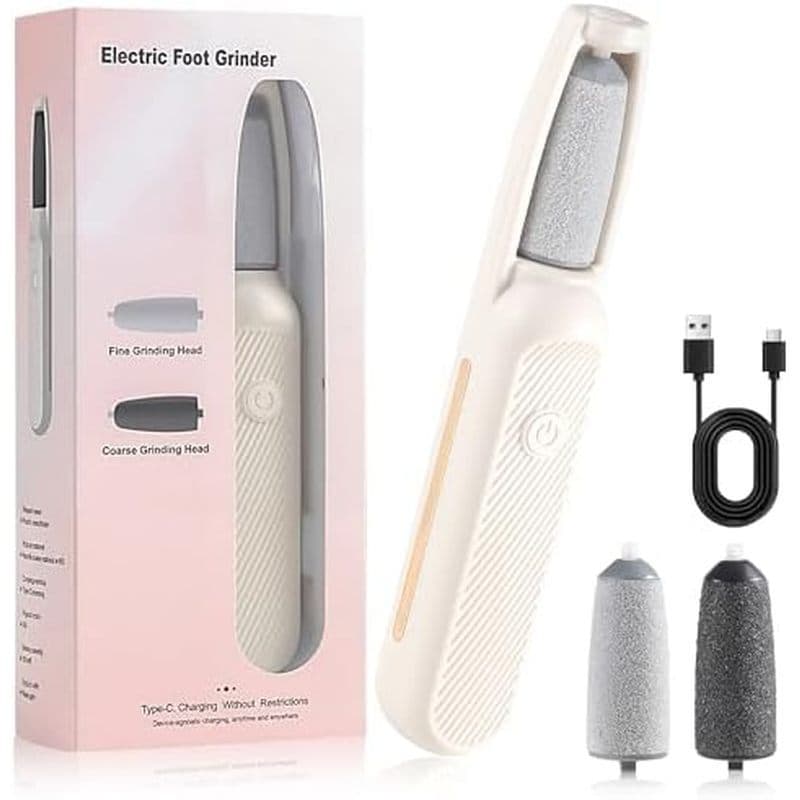 Removedor Elétrico De Calos Para Pés , Lixa De Pé Recarregável Pele Morta , Ferramenta De Pedicure À Prova D'água Calcan