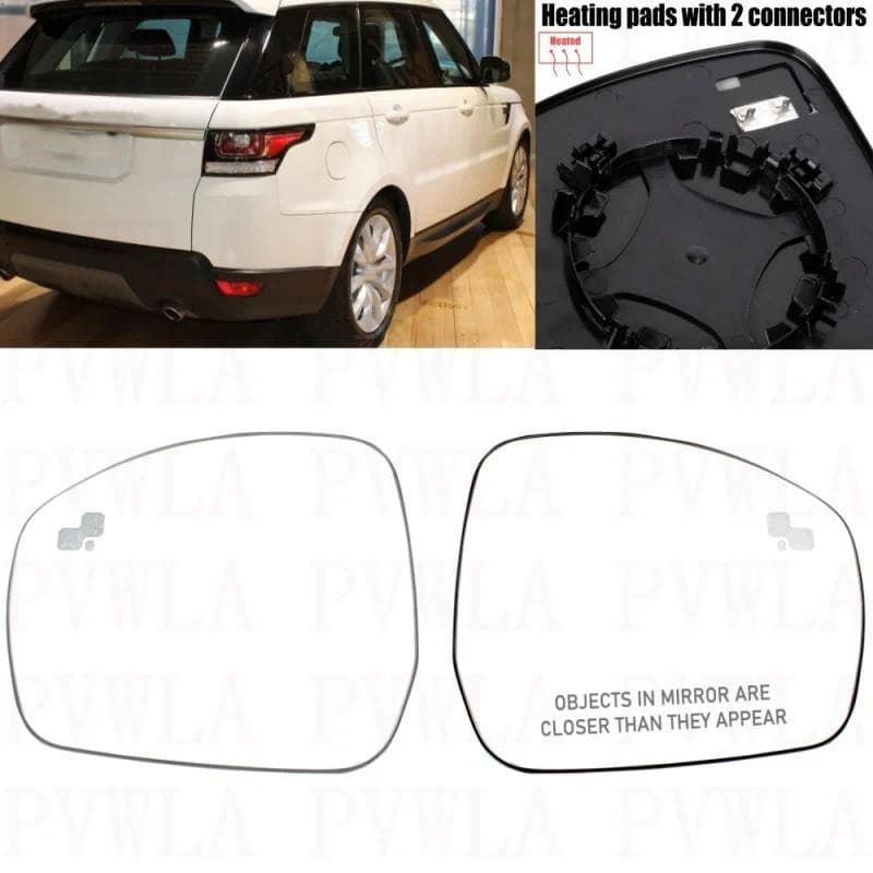 Par Aquecido Ponto Cego Invertendo Espelho De Vidro Para Land Rover Range Sport L405 L494 2014 2015 2016 2017 2018 2019