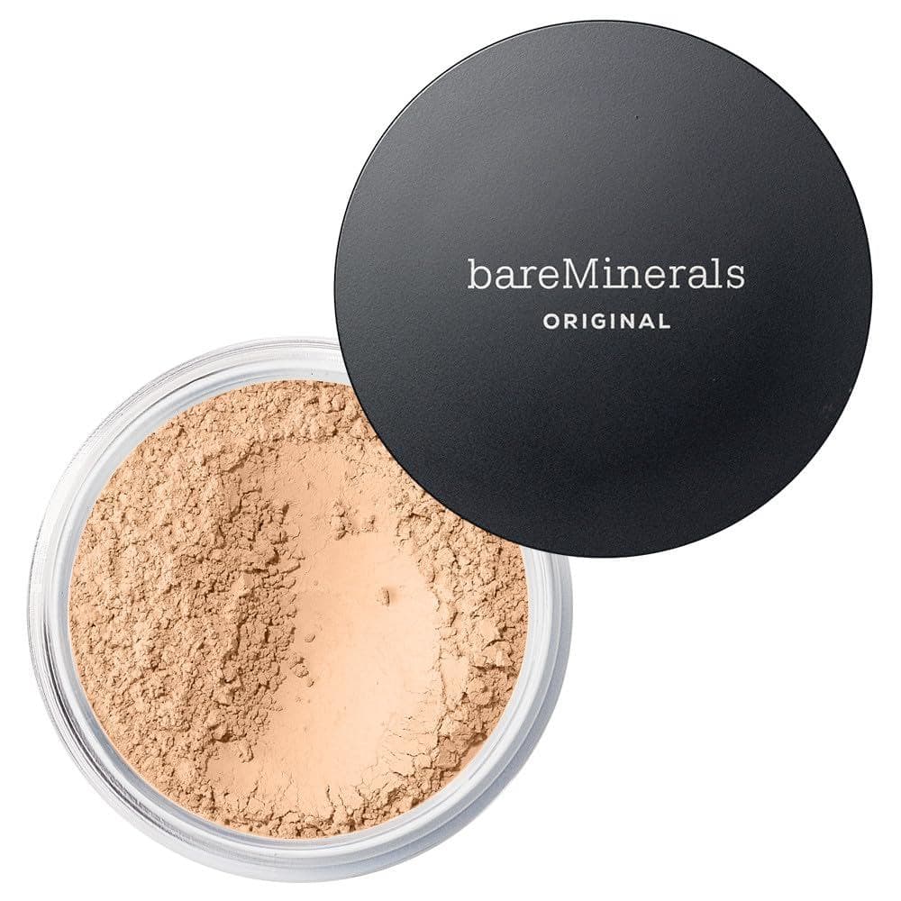 Pó Solto Original bareMinerals com FPS 15, Maquiagem Facial em Pó Mineral, Cobertura de leve a total, Sem Talco, Não Com
