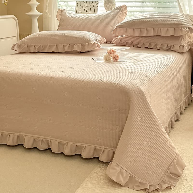 Capa de cama acolchoada de renda coreana, peça única, Tatami Kang, 2025, novas quatro estações, Universal, lençol de sol