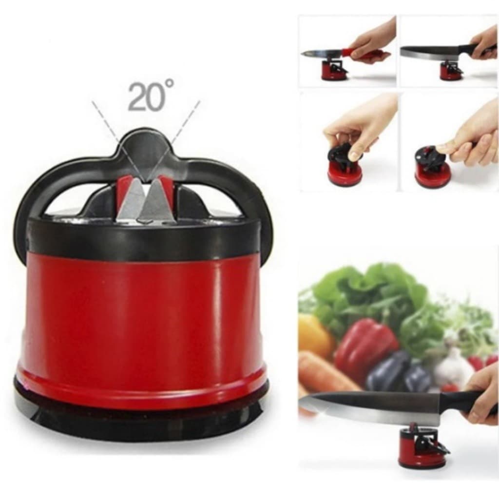 Oferta Afiador de facas 6 cm Monaliza feito de Borracha, Plástico (ABS) e metal Monaliza (CK4371)