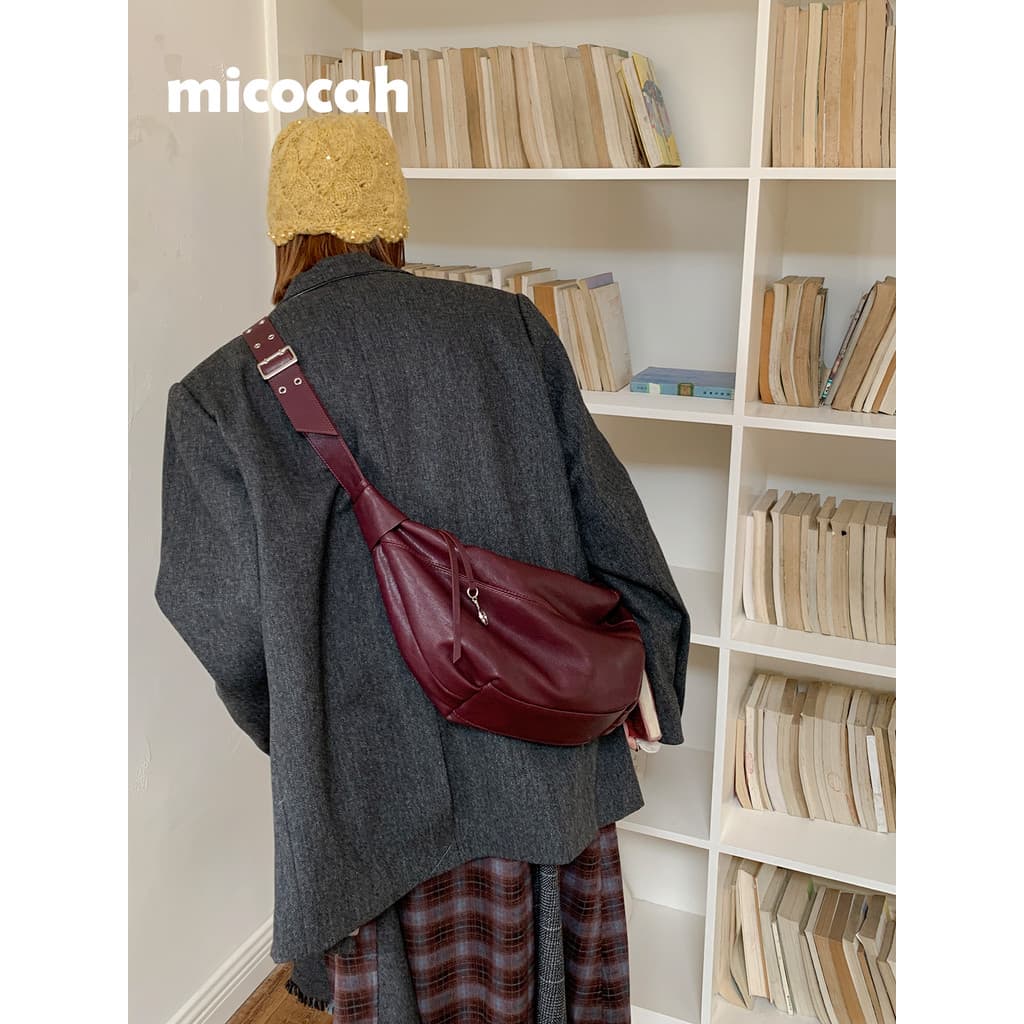 Micocah {crocante moderno} bolsa feminina de grande capacidade bolsa de bolinho nicho bolsa mensageiro de viagem